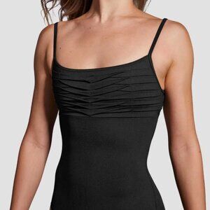 Bloch Mirella Black Label Ruched Camisole Leotard S